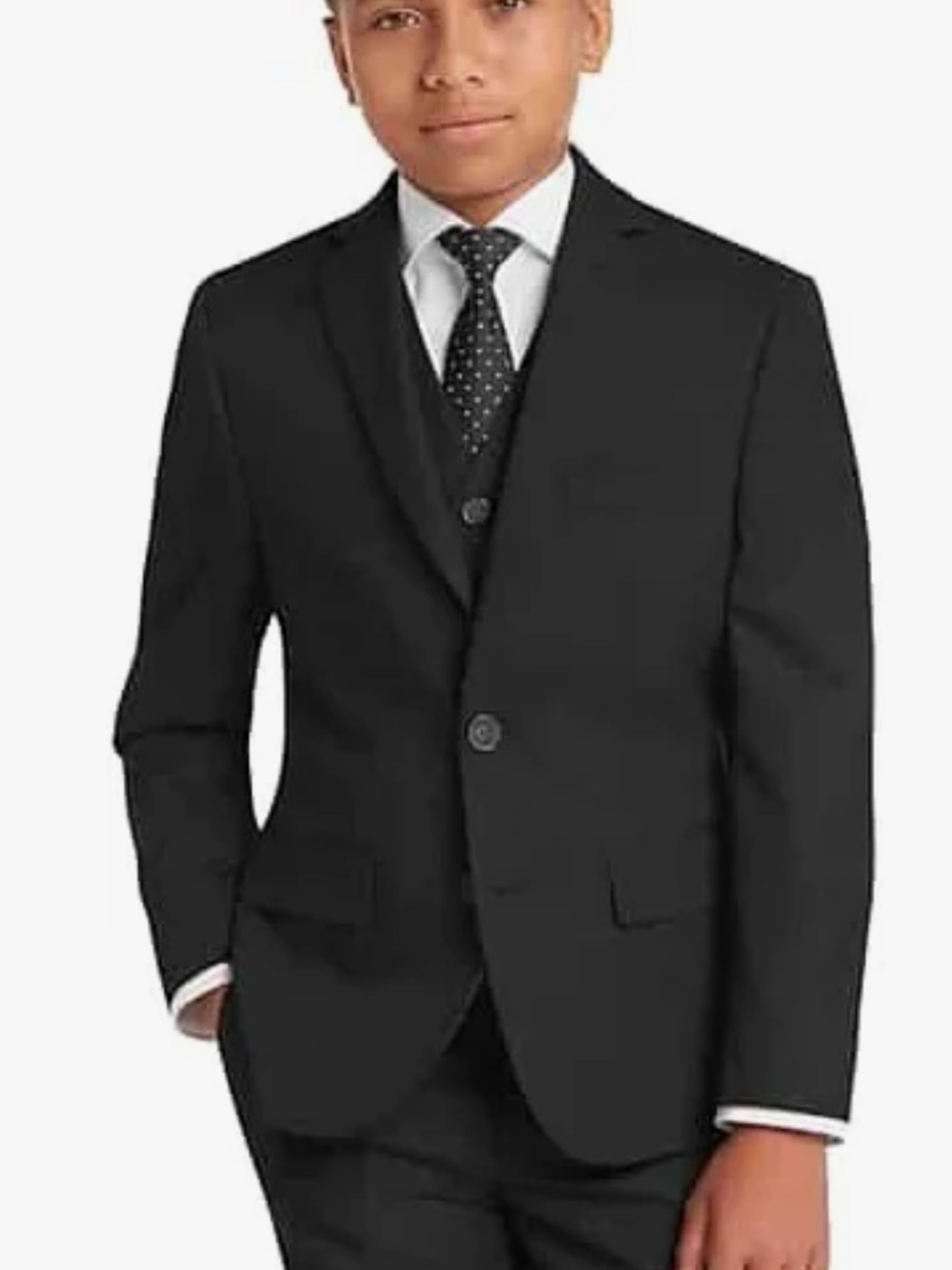 Black suit by Joseph Abboud